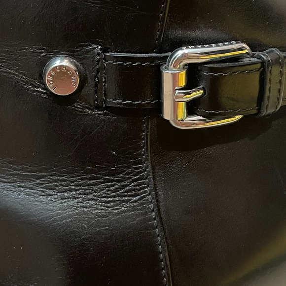 Longchamp Black Leather Booties Sz 8 (Retail $785) - Picture 8 of 12